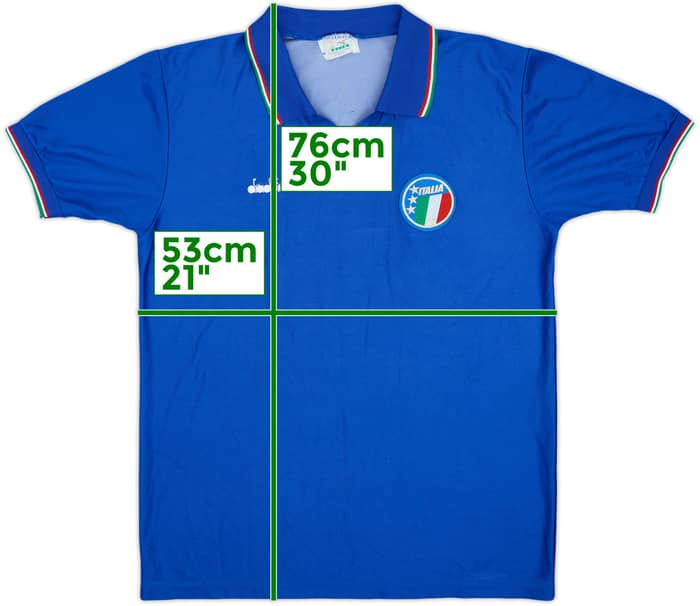Camiseta de local de Italia 1986-91 #10 - 5/10 - (L)
