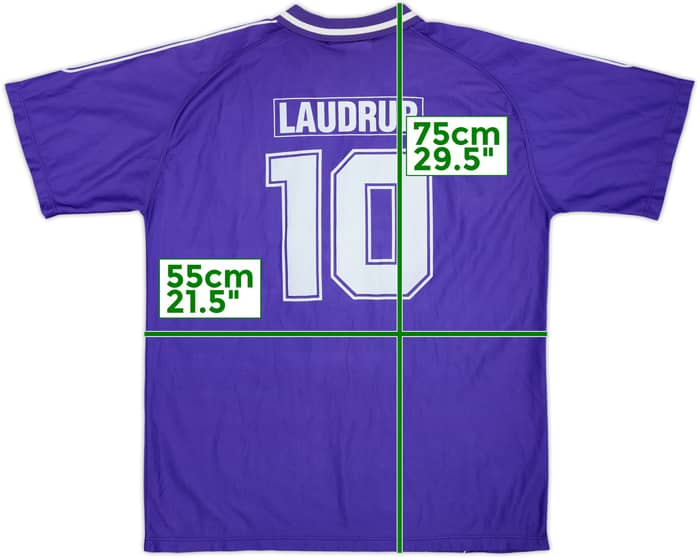 1994-96 Real Madrid Taquy Away Shirt Laudrup #10 - 7/10 - (L)