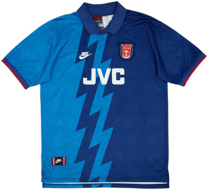 1995-96 Arsenal Away Shirt Wright #8 - 8/10 - (XL)