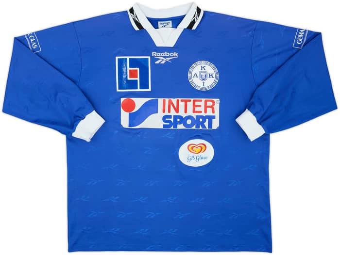 1998-99 Kalmar AIK Match Issue Home L/S Shirt #13