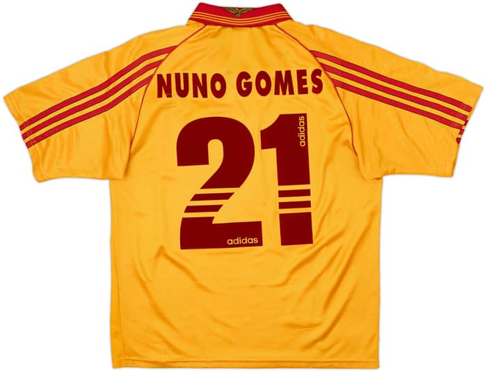 Camiseta de visitante del Benfica 1998-99 Nuno Gomes #21 - 7/10 - (S)