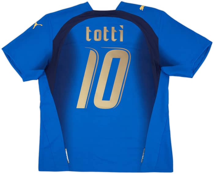 2006 Italy Home Shirt Totti #10 - 7/10 - (L)