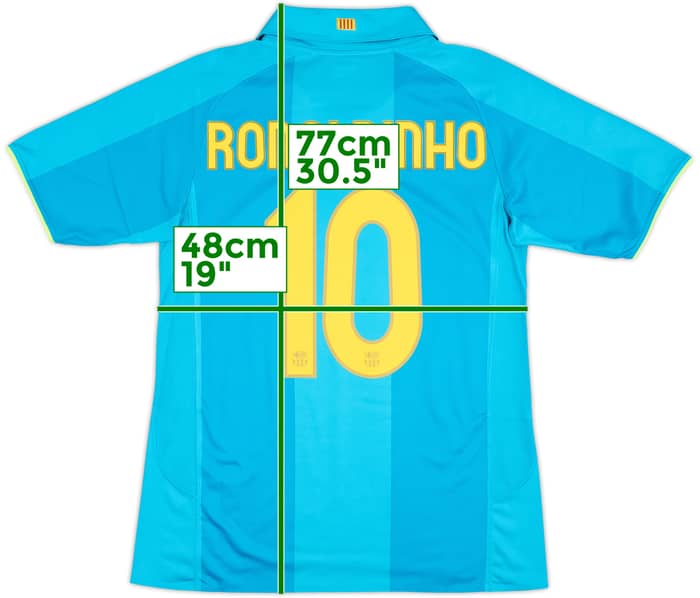 2007-09 Barcelona Player Issue Away Shirt Ronaldinho #10 - 10/10 - (M)