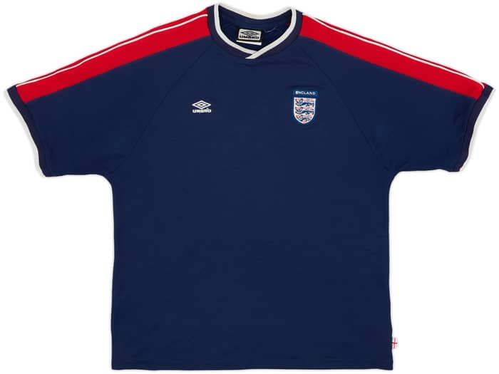 Camiseta de entrenamiento Umbro de Inglaterra 2000-01 - 6/10 - (XXL)