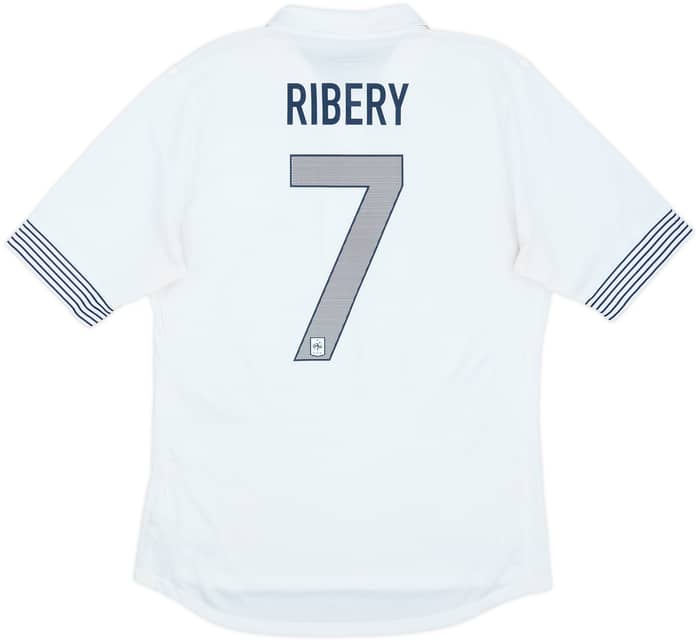 Camiseta de visitante de Francia 2012-13 versión jugador Ribery #7 - 6/10 - (L)