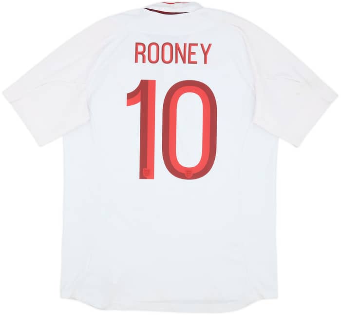 2012-13 England Home Shirt Rooney #10 - 6/10 - (L)