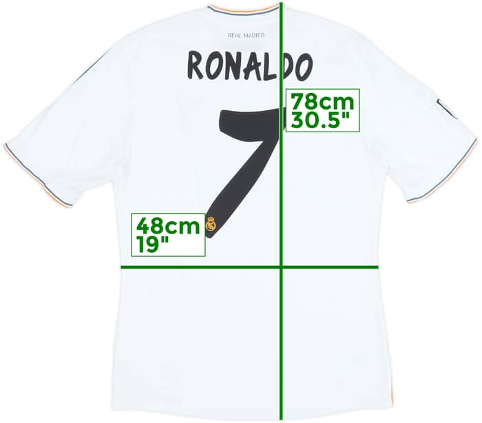 2013-14 Real Madrid Home Shirt Ronaldo #7 - 6/10 - (L)