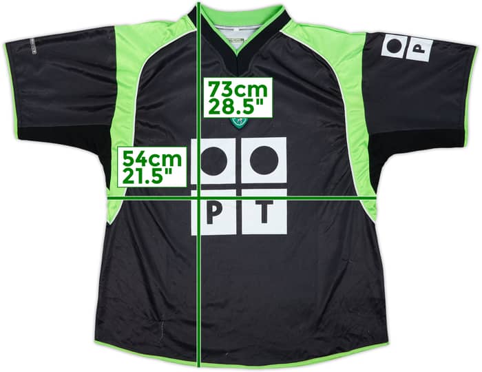 Camiseta de visitante del Sporting CP 2001-02 - 8/10 - (L)