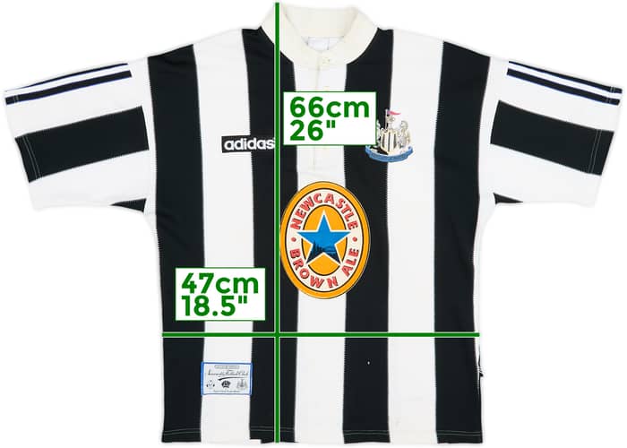 1995-97 Newcastle Home Shirt - 5/10 - (S)