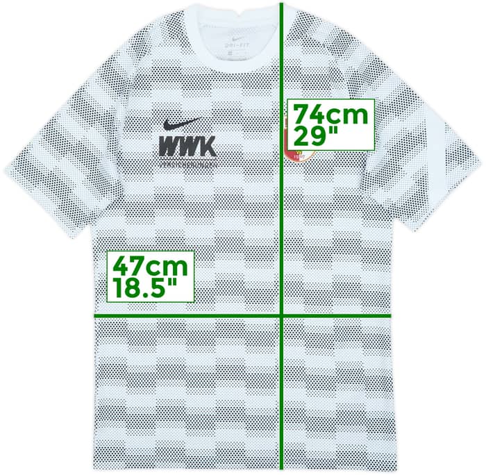 2020-21 Augsburg Nike Training Shirt - 8/10 - (M)