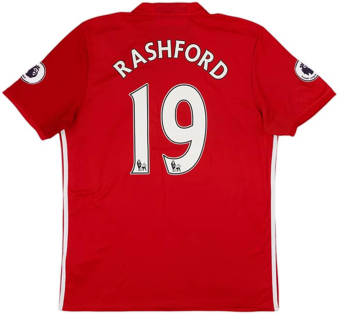 2016-17 Manchester United Home Shirt Rashford #19 - 5/10 - (L)