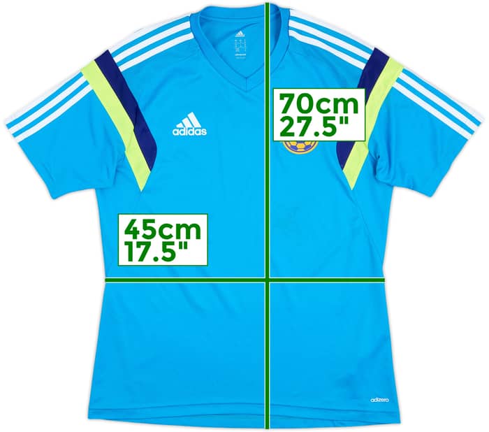 2014-15 Ukraine adizero Training Shirt - 6/10 - (M)