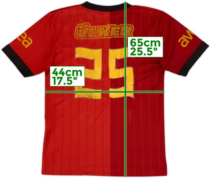 Camiseta básica de la tercera equipación del Galatasaray 2012-13 #25 - 5/10 - (Niños XL)