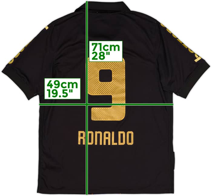 Camiseta de la tercera equipación del Corinthians 2010-11 Ronaldo #9 - 9/10 - (S)