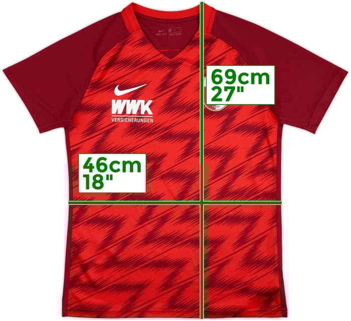 2019-20 Augsburg Nike Training Shirt - 7/10 - (M)