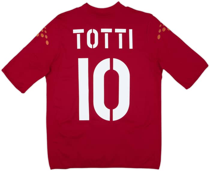 2003-04 Roma Home Shirt Totti #10 - 6/10 - (S)