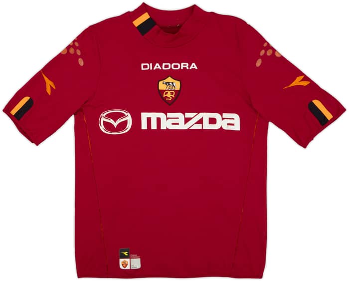 2003-04 Roma Home Shirt Totti #10 - 6/10 - (S)