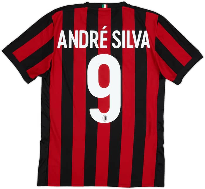 2017-18 AC Milan Home Shirt Andre Silva #9 - 6/10 - (S)