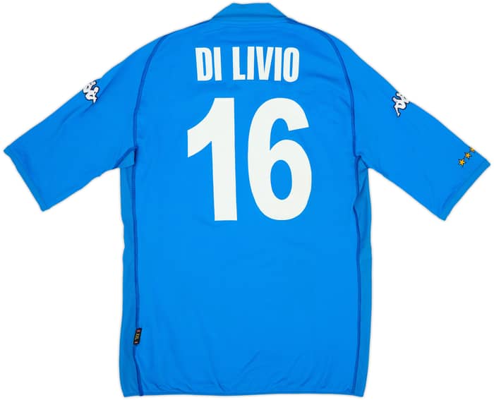 2002 Italy Home Shirt Di Livio #16 - 8/10 - (XXL)
