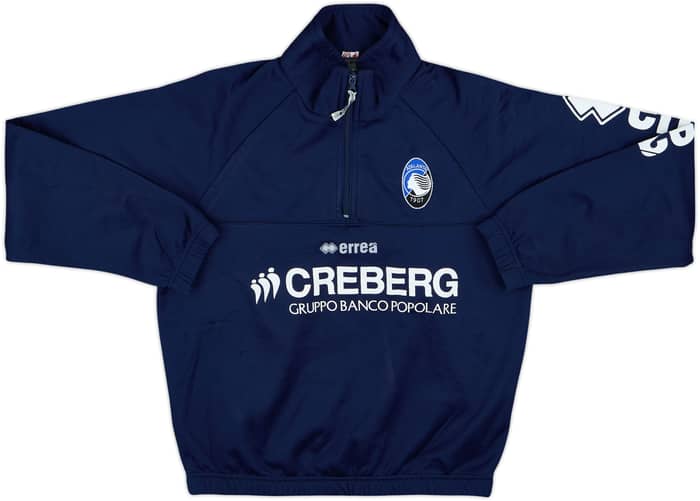 2007-08 Atalanta Errea 1/4 Zip Training Top - 8/10 - (S)