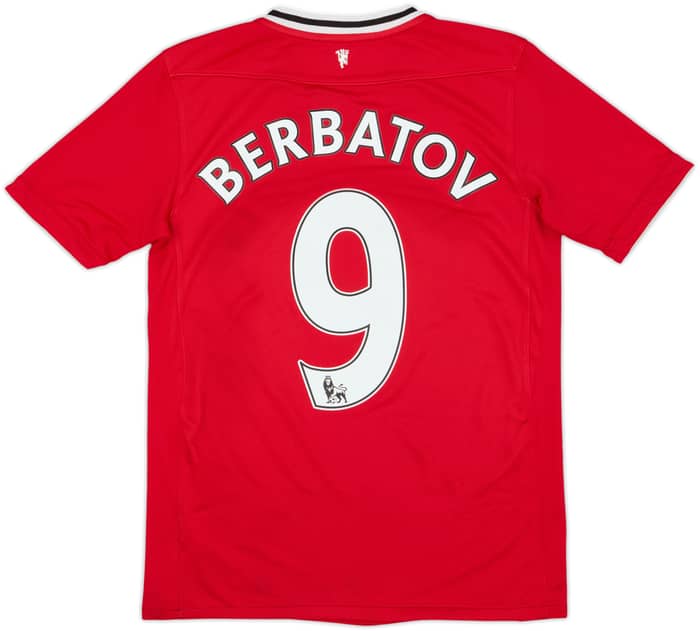 2011-12 Manchester United Home Shirt Berbatov #9 - 8/10 - (L.Boys)