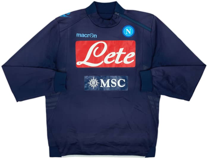 2013-14 Napoli Macron Drill Top - 6/10 - (XL)