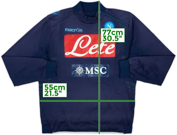 2013-14 Napoli Macron Drill Top - 6/10 - (XL)