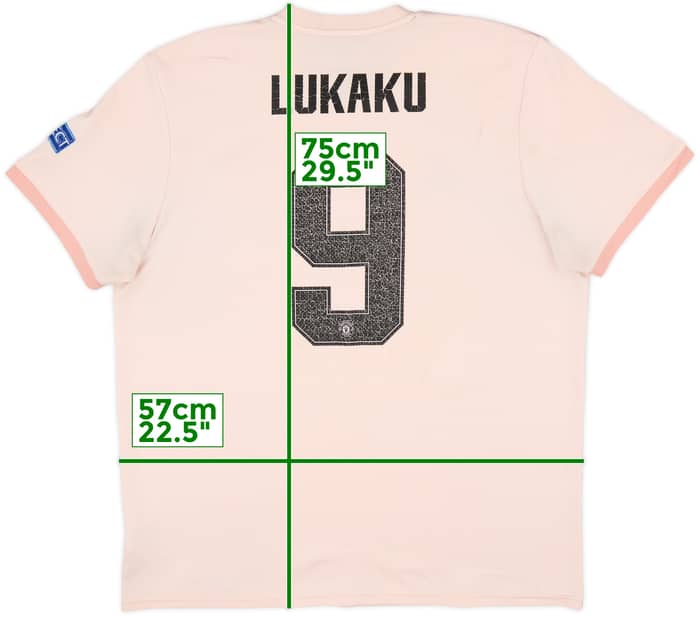 2018-19 Manchester United Away Shirt Lukaku #9 - 4/10 - (XL)