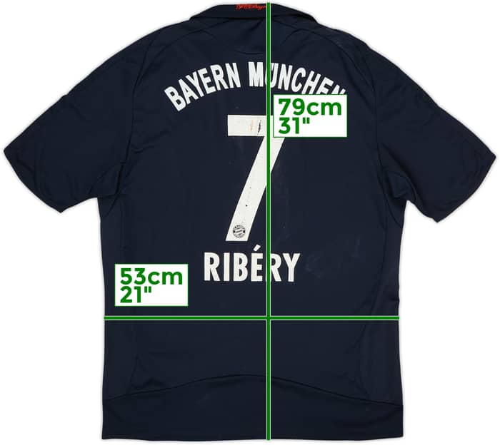 2008-09 Bayern Munich Away Shirt Ribery #7 - 5/10 - (L)