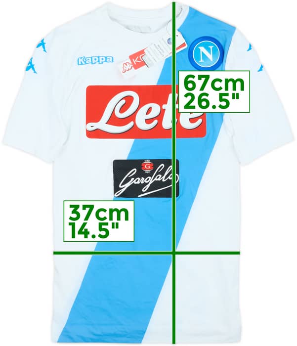 Camiseta de local Authentic del Napoli 2016-17 (M/L)