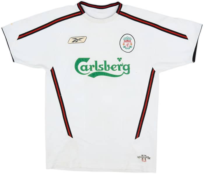 2003-04 Liverpool Away Shirt Kewell #7 - 5/10 - (XL.Boys)