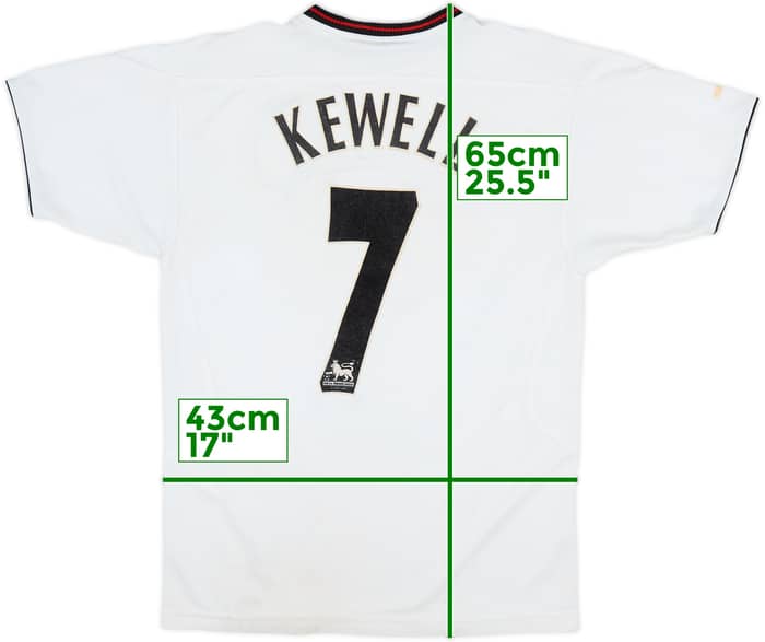 2003-04 Liverpool Away Shirt Kewell #7 - 5/10 - (XL.Boys)