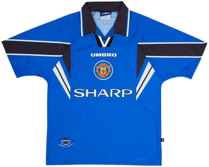 1996-98 Manchester United Third Shirt Scholes #18 - 8/10 - (M)
