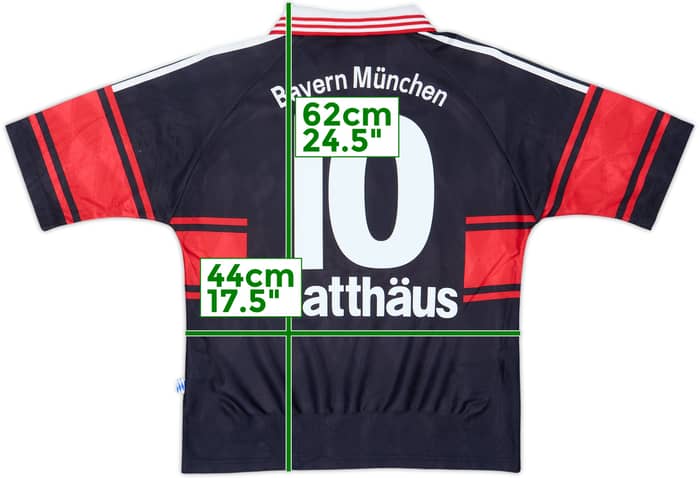1997-99 Bayern Munich Home Shirt Matthaus #10 - 6/10 - (Y)