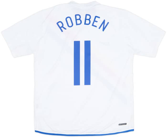 2006-08 Netherlands Away Shirt Robben #11 (L)