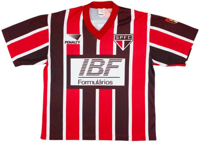 Camiseta de visitante del Sao Paulo 1991-92 #11 - 6/10 - (L)