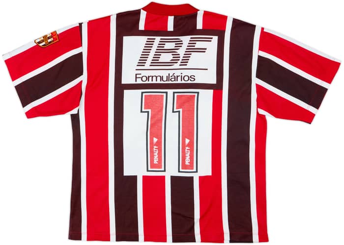 Camiseta de visitante del Sao Paulo 1991-92 #11 - 6/10 - (L)