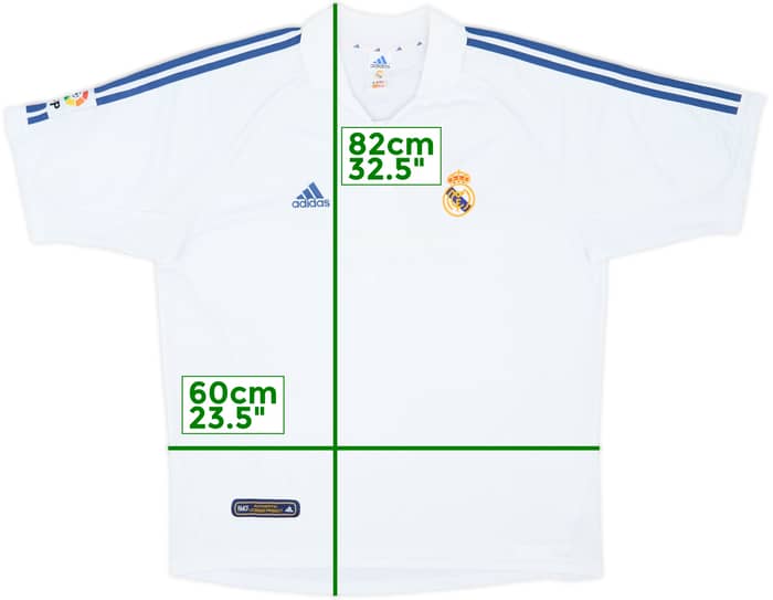 2001 Real Madrid Home Shirt - 4/10 - (L)