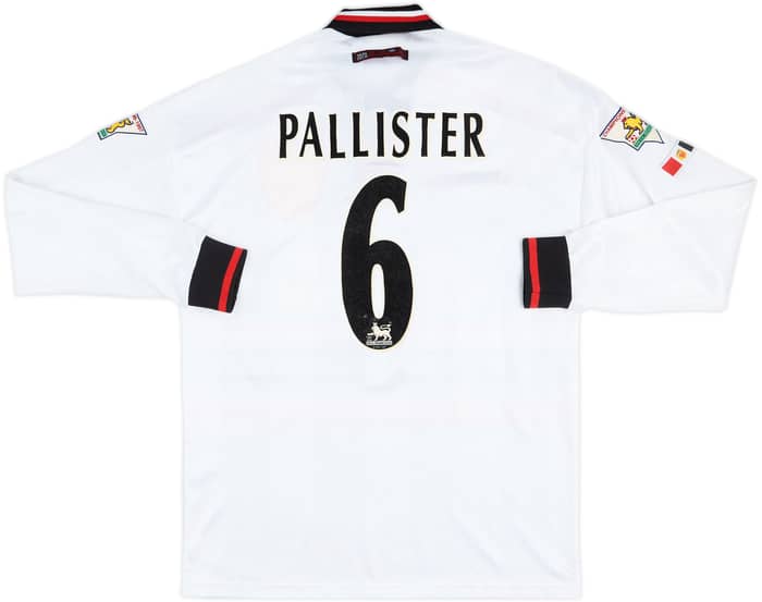 1997-99 Manchester United Away L/S Shirt Pallister #6 - 7/10 - (M)