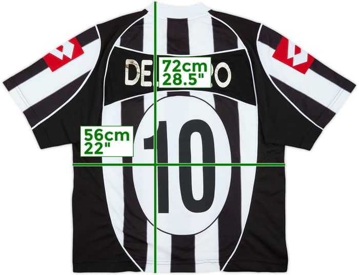 2002-03 Juventus Home Shirt Del Piero #10 - 5/10 - (M)