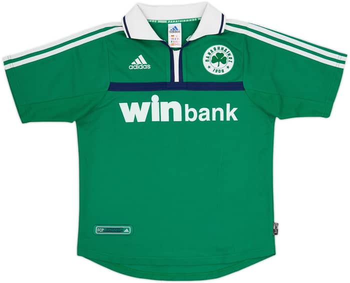 2000-01 Panathinaikos Home Shirt Karagounis #26 - 7/10 - (Y)