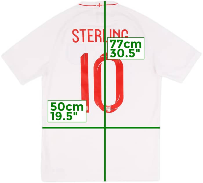 2018-19 England Home Shirt Sterling #10 - 7/10 - (M)