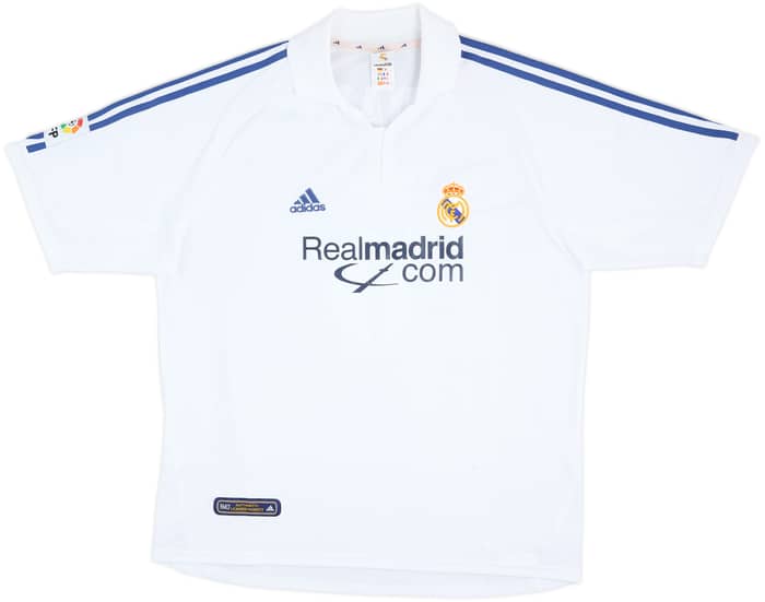 2001 Real Madrid Camiseta Local Zidane #5 - 8/10 - (L)