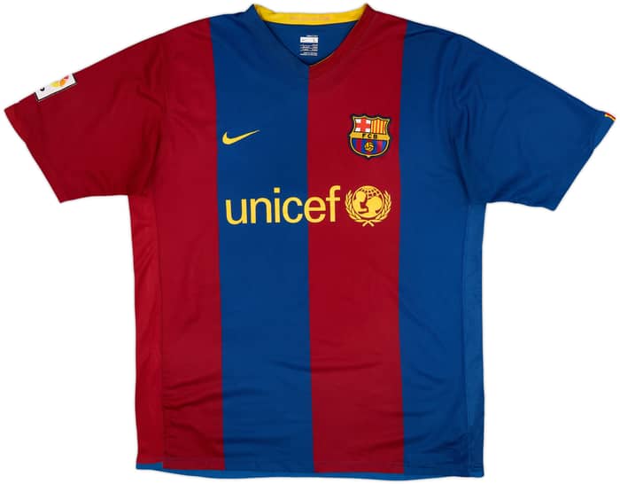 2006-07 Barcelona Home Shirt Ronaldinho #10 - 8/10 - (L)