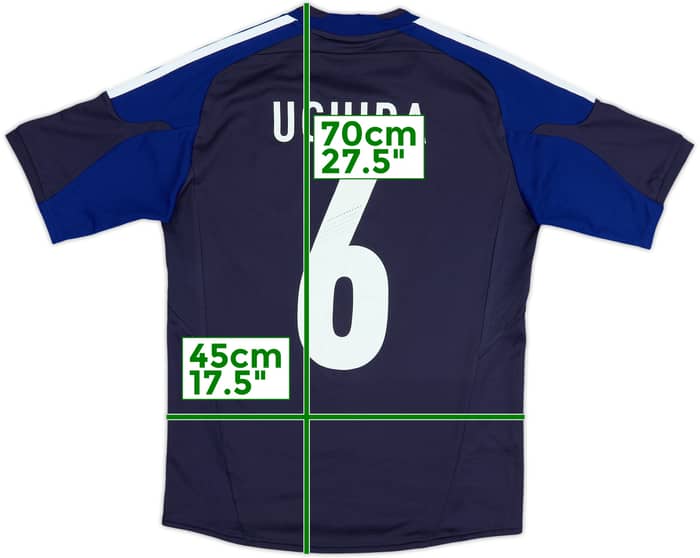2012-13 Japan Home Shirt Uchida #6 - 6/10 - (XS)
