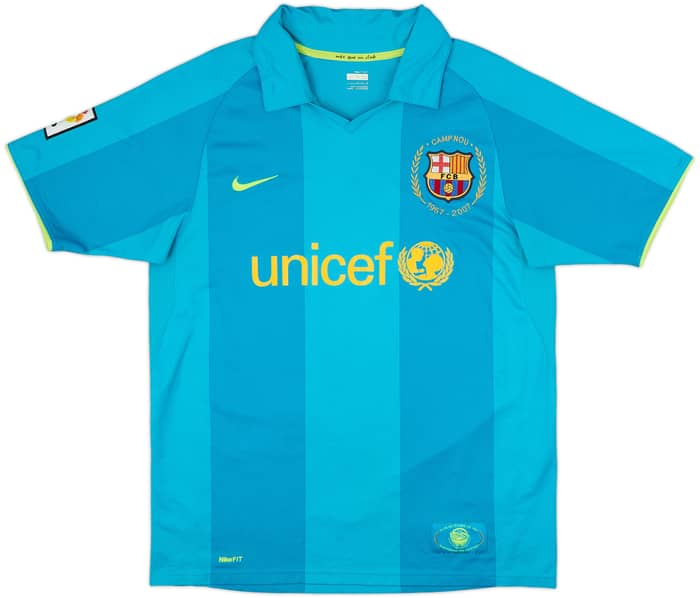 2007-09 Barcelona Away Shirt Ronaldinho #10 - 7/10 - (M)