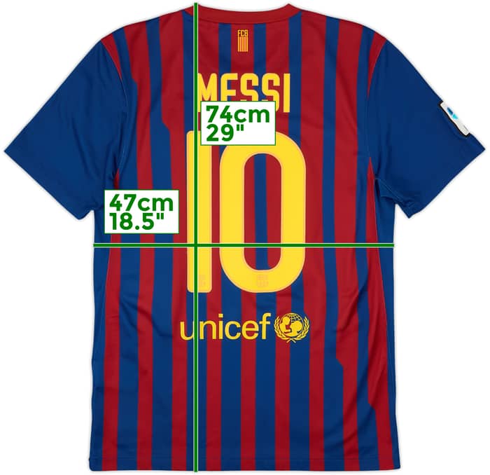 2011-12 Barcelona Camiseta de local Messi #10 - 5/10 - (S)