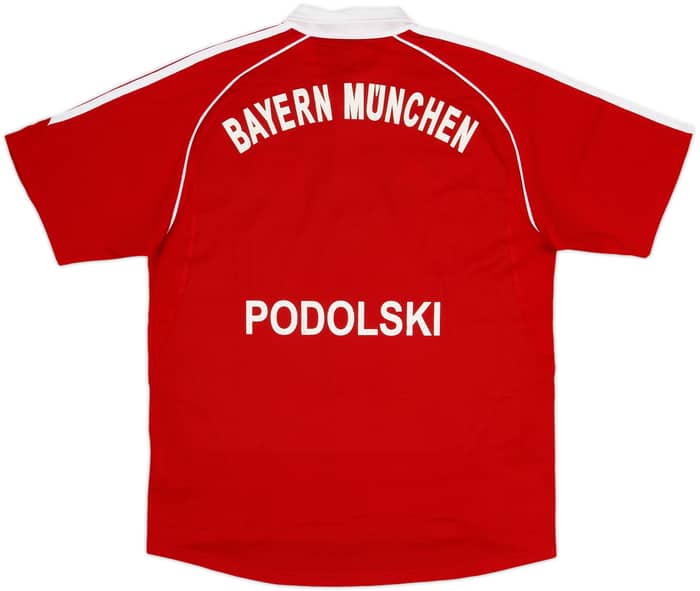 2005-06 Bayern Munich Home Shirt Podolski - 7/10 - (XL.Boys)