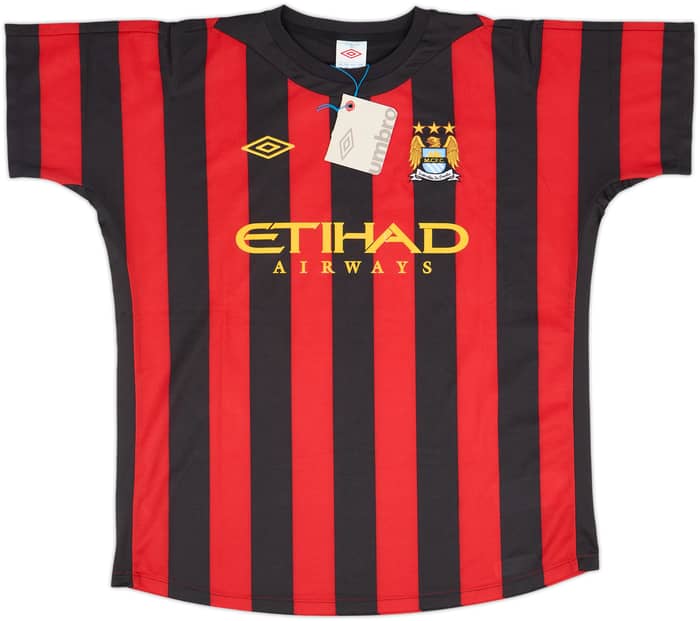 2011-12 Manchester City Away Shirt Kun Aguero #16 (XL)
