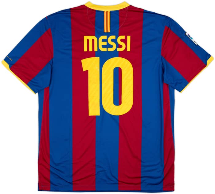 2010-11 Barcelona Home Shirt Messi #10 - 6/10 - (XL)